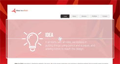 Desktop Screenshot of ideasinaflash.com