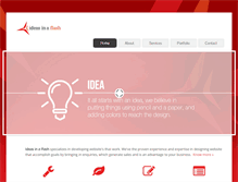 Tablet Screenshot of ideasinaflash.com